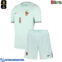 Fotballdrakt Barn Frankrike Eduardo Camavinga #6 Bortedraktsett VM 2026 Kortermet (+ Korte bukser)